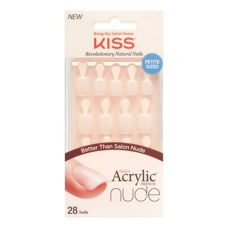 Kiss Salon Acrylic Nude French Nails - Holla Back (The Best Way To Get Acrylic Nails Off)