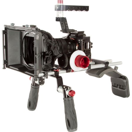 UPC: 0629266005071 | Shape Shoulder Mount Cinema Kit for Sony a7S II  a7R II and a7 II Camera  Includes Cage  2x 15mm Rod System  Matte Box 4×4  Friction & Gear Follow-Foc