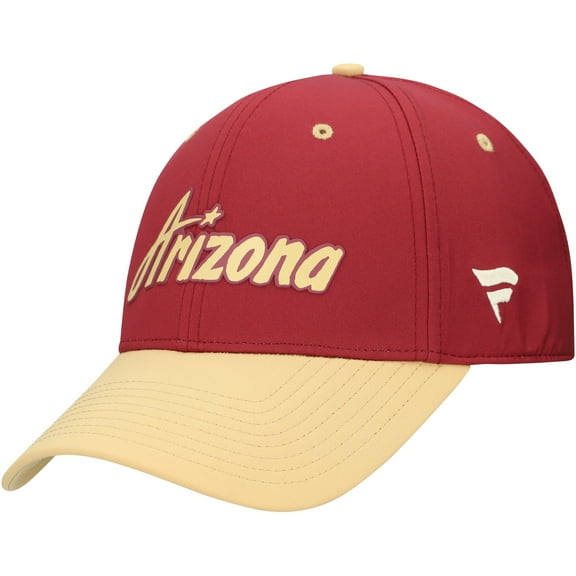 Men's-Fanatics  Garnet/Yellow Arizona Coyotes Flex Hat