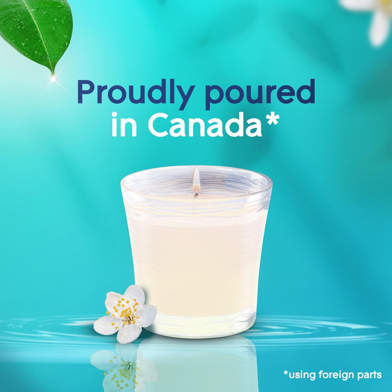 Glade® Scented Candle Air Freshener, Dewdrop Petals