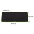thumbnail image 2 of Uxcell 24"x12" Desk Mat Protector, Rubber Non-Slip Mouse Pad Writing Mat for Office Home, Black/Green, 2 of 5