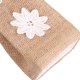 thumbnail image 3 of 6 Pcs Minis Bolsas de Caramelos Flor de Encaje para Producción Musical Electrónica Aprendiziaje F Soledad Favores de boda de lino de yute, 3 of 8
