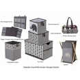 thumbnail image 2 of Bacati - Elephants Nursery Storage Items, White/Grey, 2 of 47
