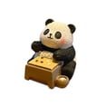 thumbnail image 4 of Figura de panda, adorno de mesa, decoración para el salpicadero del coche, escultura de animal para escritorio, mesa, centro de mesa, sala de estar, Estilo D, 4 of 8