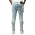 thumbnail image 2 of RAW X Mens Skinny Flex Moto Jeans, Light Wash, 34X32, 2 of 7