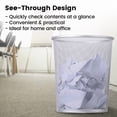 thumbnail image 6 of 2 Pack Silver Mesh Wastebaskets, 6 Gallon Round Office Trash Cans Set, Metal Garbage Bin for Desk, Bathroom & Dorm with 40 Trash Bags, 6 of 7