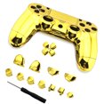 thumbnail image 1 of Full Plated Controller Set Bumpers Triggers Non-affecting Play Dpad LB RB LT RT Case Screwdriver Replacement For PS4 Controller, 1 of 6