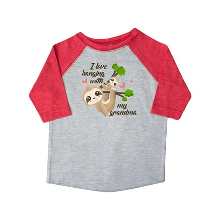 

Inktastic Hanging With My Grandma Gift Toddler Boy or Toddler Girl T-Shirt
