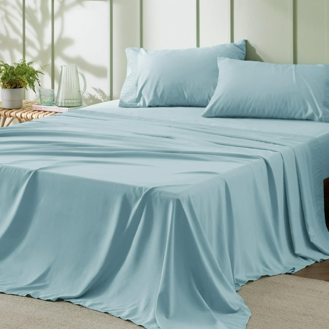 Juego de sábanas Bedsure Queen Size, 4 piezas, microfibra de poliéster