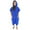 Blue, variant on Cor Surf Poncho Changing Towel Robe with Hood and Front Pocket Made of Dry Microfiber (Large, Light Blue)
