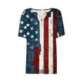 thumbnail image 5 of VerPetridure American Flag Shirt Women 4th of July Patriotic T Shirt Funny Stars Stripes Graphic Tee Independence Day T-Shirt Top, 5 of 5