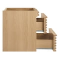 thumbnail image 5 of Modway Render 23.5" MDF Wood Wall-Mount Bathroom Vanity Cabinet in Oak, 5 of 8