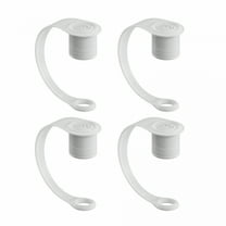 ACDANC 4Pcs Silicone Straw Cover Set for 20Oz 30Oz 40Oz Tumblers Easy to Clean Cute Durable Straw Topper Hats