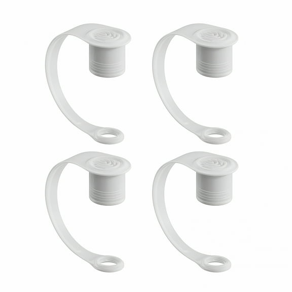 ACDANC 4Pcs Silicone Straw Cover Set for 20Oz 30Oz 40Oz Tumblers Easy to Clean Cute Durable Straw Topper Hats