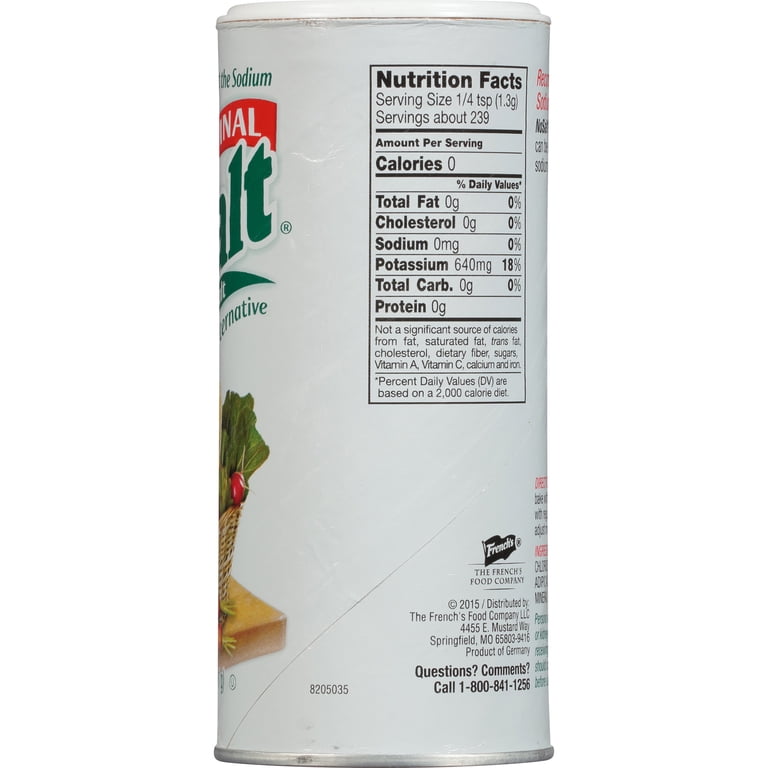 NoSalt Original Sodium-Free Salt Alternative - 11 Oz, Tastes Like Salt Without Sodium-1149321