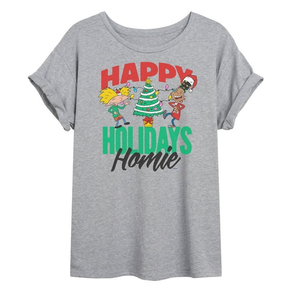 Hey Arnold! - Holiday Homies - Women's Oversized T-Shirt