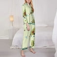 thumbnail image 4 of Bingfone Womens Pajama Sets Avocado For Exercise Print,Long Sleeve Loungewear Pajamas Set-Small, 4 of 9
