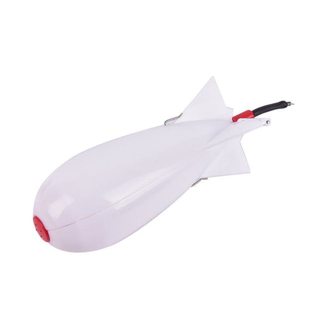 Carp Fishing Tool Convenient Simple Container Practical Fishes Tackle Durable Creative Feeding Container Bait Feeder for Outdoor White
