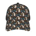 thumbnail image 3 of Zufioo Cute Alpaca Print Mesh Baseball Cap, Adjustable Sport Travel Hat Accessory for Men and Women, 3 of 7