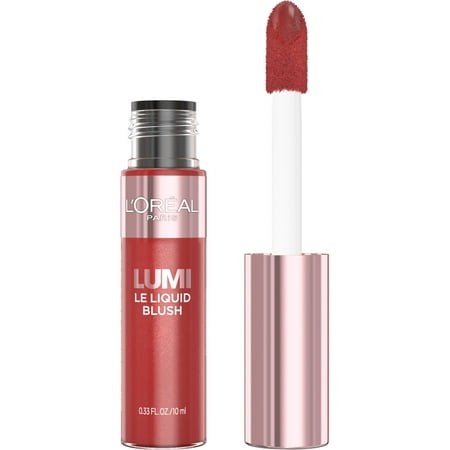 L'Oreal Paris True Match Lumi Le Liquid Blush, liquid pigments, 635 Glowy Worth It Medium, 0.33 fl oz