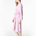 thumbnail image 2 of Gibobby Bata para dormir mujer Batas tipo kimono para mujer Albornoz de punto largo Ligero Ropa de dormir de punto(Rosa,XL), 2 of 4