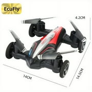 Racing Style Remote-controlled Car, Remote-controlled Airplane 2-in-1 Drone, Outdoor Toys For Sea, Land, And Air, Toy Gifts For Quadcopters