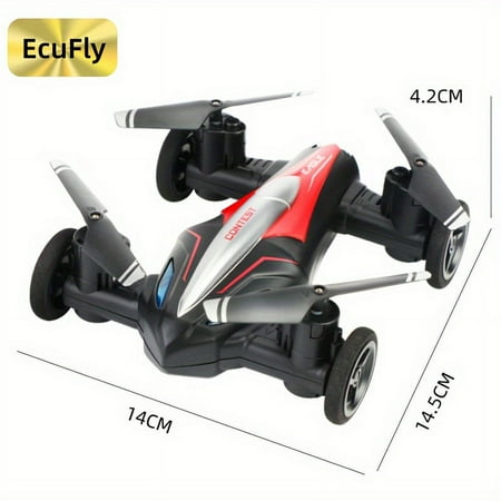 Racing Style Remote-controlled Car, Remote-controlled Airplane 2-in-1 Drone, Outdoor Toys For Sea, Land, And Air, Toy Gifts For Quadcopters
