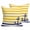 Yellow, variant on Throw Pillow Covers 18x18 Inch Set of 2 Yellow Stripes Decorative Pillows Cushion Case Soft Square Pillowcases Navy Blue Nautical Anchor Throw Pillows for Couch Sofa Bed Chair Home Decor
