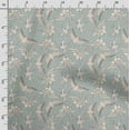 thumbnail image 3 of Soimoi Bird PrintCotton Poplin Sewing Fabric Sold by The Yard 42 Inch WideSewing Craft Quilting/ Quilt Making Fabric Blue, 3 of 5