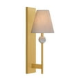 thumbnail image 4 of Travis 1-Light Wall Sconce in Warm Brass, 4 of 5