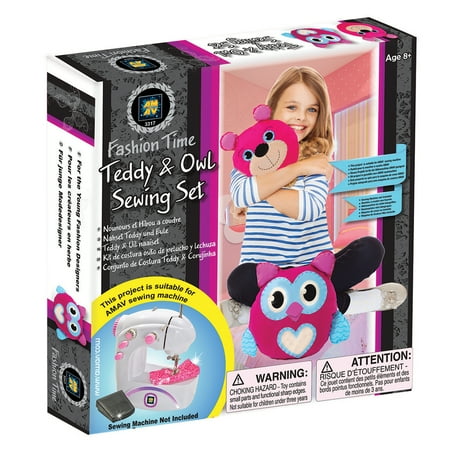 Amav - Fashion Time Teddy and Owl Sewing Set