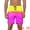Yellow, variant on Unique Bargains Men's Color Block Drawstring Beach Board Swim Surfing Shorts Yellow 28