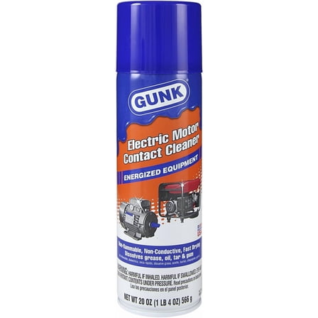 Gunk NM1-12PK Electric Motor Contact Cleaner - 20 oz., (Case of 12)