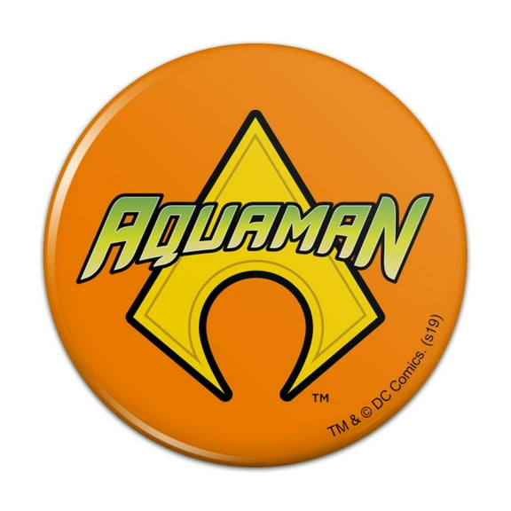 Aquaman Logo Kitchen Refrigerator Locker Button Magnet