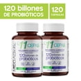 thumbnail image 1 of Suplemento Alimenticio Megabiotic 2 pack Probioticos 120 Billones 11 cepas Salud Digestiva 120 cápsulas MEGABIOTIC 2 Pack Probióticos, 1 of 8