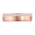 thumbnail image 3 of 1/3 Carat Diamond Unisex Wedding Band Ring in 14K Rose Gold (Ring Size 12), 3 of 3