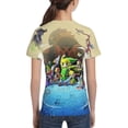 thumbnail image 5 of The Legend of Zelda Game Teen T-Shirt Crewneck Short Sleeve Double-Sided Print Summer Tee Shirts Top For Youth Boys Girls Children Medium, 5 of 7