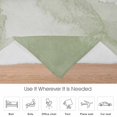 thumbnail image 6 of Abstract Mountain Flannel Blanket for Bed,Travel and Camping, Green Watercolor Gradient Peak Super Soft Cozy Blanket for All Seasons 30"x40", 6 of 7