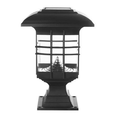 

Xigeapg Solar Post Column Lamp Waterproof Landscape Garden Solar Light LED Outdoor Post Deck Cap Column Fence Lamp