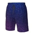 thumbnail image 4 of Zufioo Neon Glitter for Men's Casual Beach Shorts, Sports Fitness Quick-drying Drawstring Shorts with Pockets for Home Wear-Medium, 4 of 6