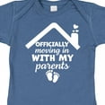 thumbnail image 4 of Inktastic Nicu Graduate Officially Moving in with My Parents Boys or Girls Baby Bodysuit, 4 of 5