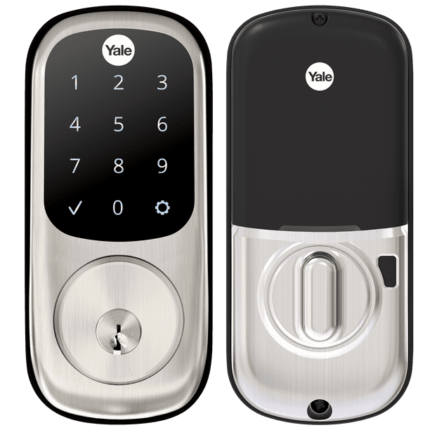 Yale Assure Lock Touchscreen Keypad Deadbolt Satin Nickel Walmart