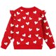 thumbnail image 4 of Vestido de verano para niña con estampado de flores de Pascua, manga corta, bolsillos con volantes y cuello redondo, top de poliéster, 4 of 5