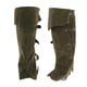 thumbnail image 4 of Fundas para botas de disfraz Yuyangstore accesorios impermeables disfraz parte superior de bota de PU Medieval Verde, 4 of 8
