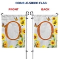 thumbnail image 6 of America Forever Spring Monogram Garden Flag Letter O 12.5 x 18 inches Double Sided Vertical Outdoor, Yard, Lawn, Beautiful Yellow Flowers, Sunflower Garden Flag, 6 of 7