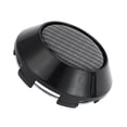 thumbnail image 1 of Tapas de centro de rueda Unique Bargains OD: 68mm/2.68" Negro 1Pc Universal con adhesivo de patrón de fibra de carbono negro, 1 of 6