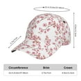 thumbnail image 3 of Baseball Cap, Elegant berry blossoms cute Trucker Hats Women Dad Hat for Workouts - Baseball hat Adjustable Size, 3 of 7