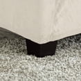 thumbnail image 2 of Great Bay Home 1-Piece Velvet Plush Solid Recliner Stretch Slipcover, White, 2 of 5