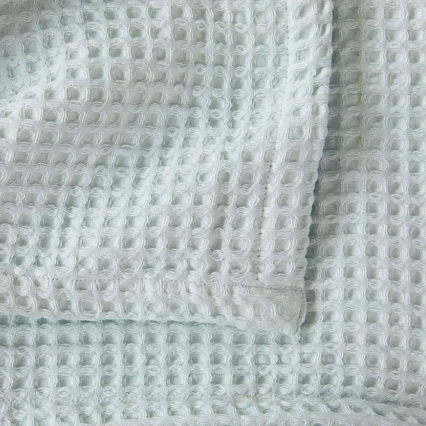 100 Cotton Waffle Weave Bed Blanket Soft Breathable and Lightweight Blanket for Season Perfect for Layering