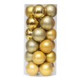 thumbnail image 4 of Colgante de Navidad,Adornos colgantes con forma de bola de Navidad,Adorno colgante navideño decorativo,Accesorios colgantes para colgar regalos fáciles de colgar,Bendición de regalo Oro 4 cm, 4 of 8